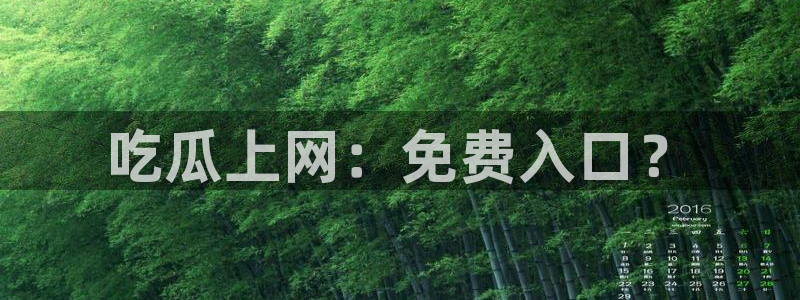 吃瓜去哪个网