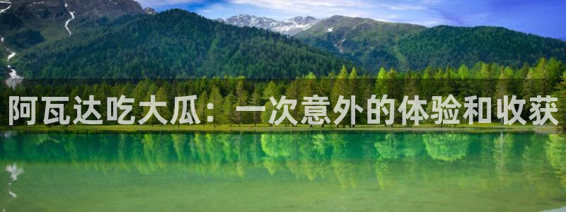 黑料免费：阿瓦达吃大瓜：一次意外的体验和收获